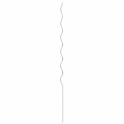 Suportes espirais para plantas 20 pcs Prateado 150 cm