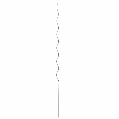 Suportes espirais para plantas 5 pcs Prateado 150 cm