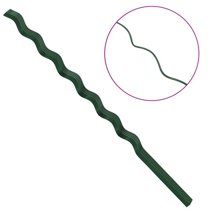 Suportes espirais para plantas 50 pcs Verde 170 cm