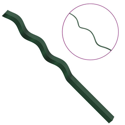 Suportes espirais para plantas 50 pcs Verde 110 cm