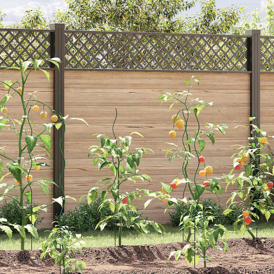 Suportes espirais para plantas 20 pcs Verde 110 cm