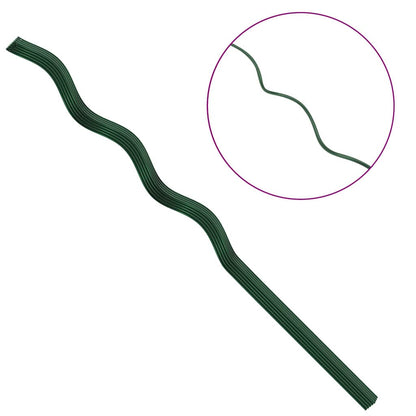 Suportes espirais para plantas 20 pcs Verde 110 cm