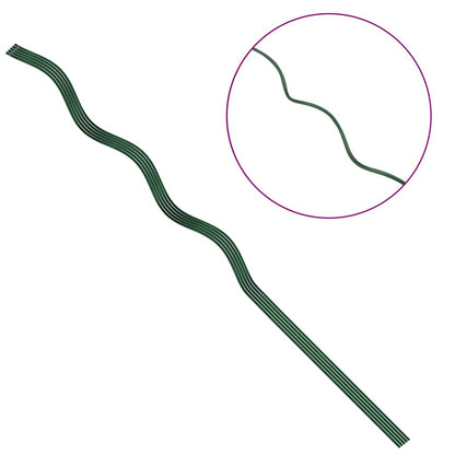 Suportes espirais para plantas 5 pcs Verde 110 cm