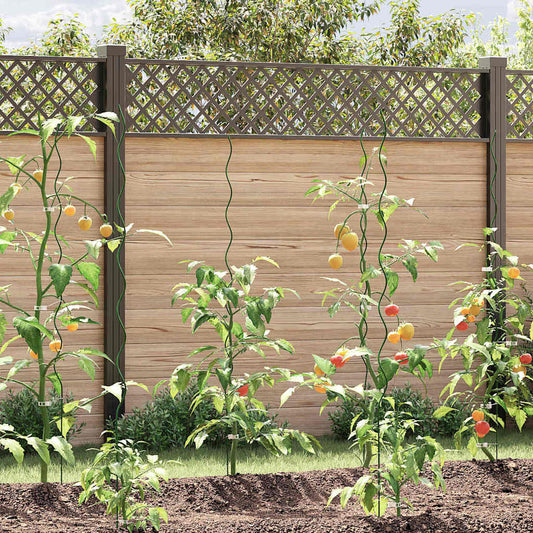 Suportes espirais para plantas 50 pcs Verde 150 cm
