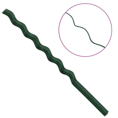Suportes espirais para plantas 50 pcs Verde 150 cm