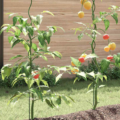 Suportes espirais para plantas 20 pcs Verde 150 cm