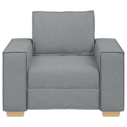 Sofá-cadeira Cinza Claro 60 cm Tecido