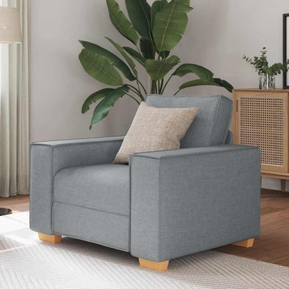 Sofá-cadeira Cinza Claro 60 cm Tecido