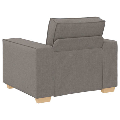 Sofá-cadeira Taupe Tecido
