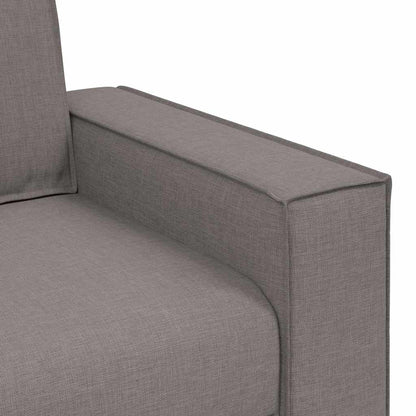 Sofá-cadeira Taupe Tecido