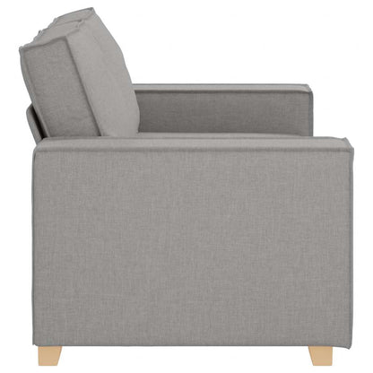 Sofá de 2 lugares cinza nuvem 120 cm tecido