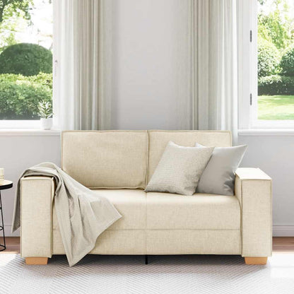 Sofá de 2 lugares em linho 120 cm