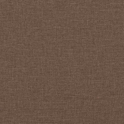 Sofá de 3 lugares marrom 180 cm tecido