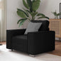 Cadeirão sofá Preto 99 x 78 x 84 cm Couro Artificial