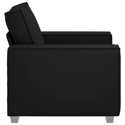 Cadeirão sofá Preto 99 x 78 x 84 cm Couro Artificial