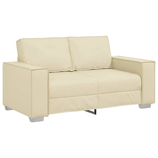 Cadeirão sofá Creme 160 x 78 x 84 cm Couro Artificial