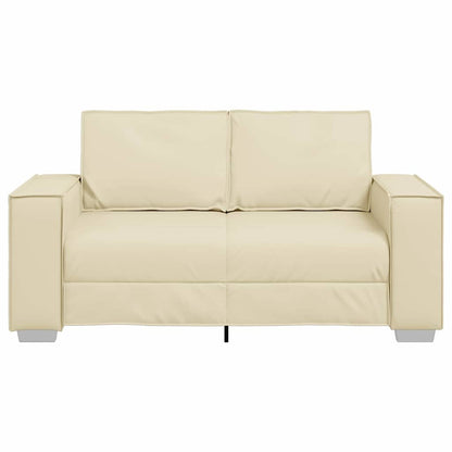 Cadeirão sofá Creme 160 x 78 x 84 cm Couro Artificial