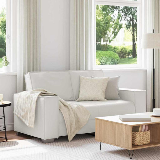 Cadeirão sofá Branco 160 x 78 x 84 cm Couro Artificial