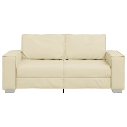Cadeirão sofá Creme 180 x 78 x 84 cm Couro Artificial