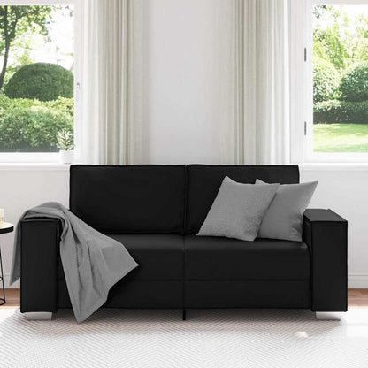 Cadeirão sofá Preto 180 x 78 x 84 cm Couro Artificial