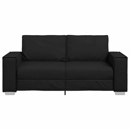 Cadeirão sofá Preto 180 x 78 x 84 cm Couro Artificial