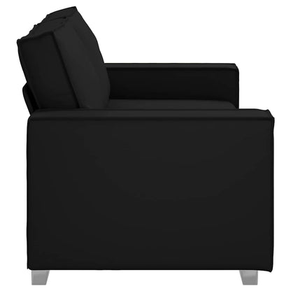 Cadeirão sofá Preto 180 x 78 x 84 cm Couro Artificial