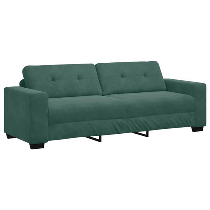 Sofá com almofada Verde-escuro Veludo