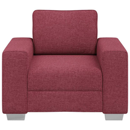 Sofá com almofada vermelho tinto 100 x 77 x 82 cm tecido