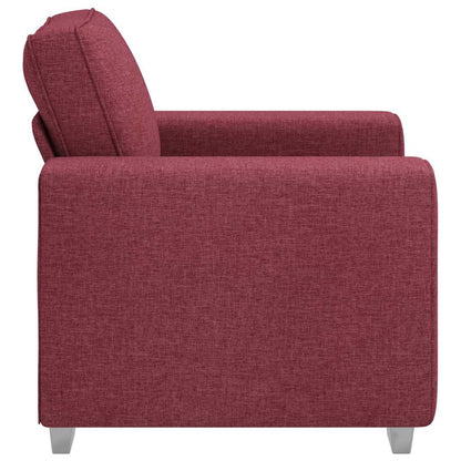 Sofá com almofada vermelho tinto 100 x 77 x 82 cm tecido