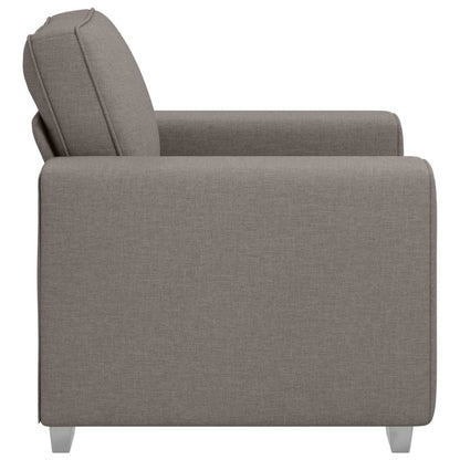 Sofá com almofada Cinzento-acastanhado 100 x 77 x 82 cm tecido