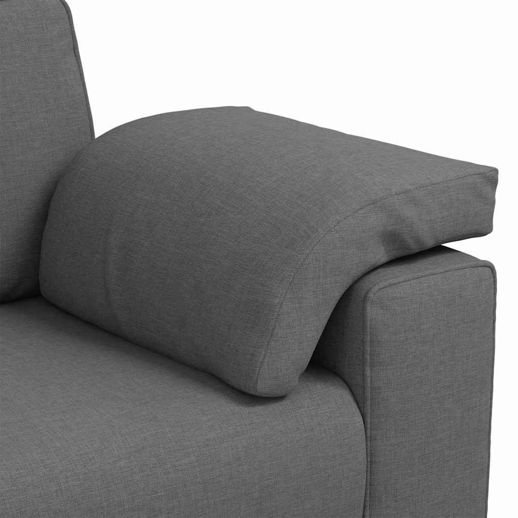 Sofá com almofada Cinzento escuro 180 x 77 x 82 cm tecido