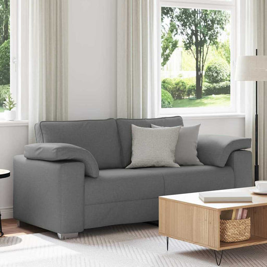 Sofá com almofada Cinzento escuro 180 x 77 x 82 cm tecido