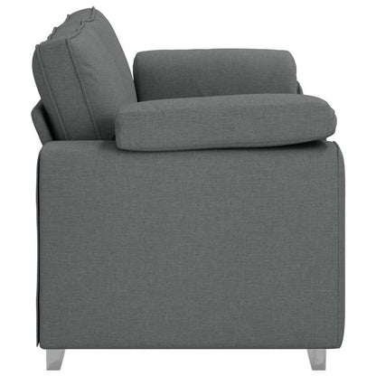 Sofá com almofada Cinzento escuro 180 x 77 x 82 cm tecido