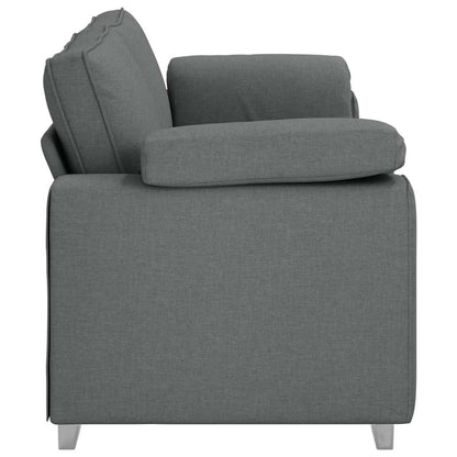 Sofá com almofada Cinzento escuro 219 x 77 x 82 cm tecido