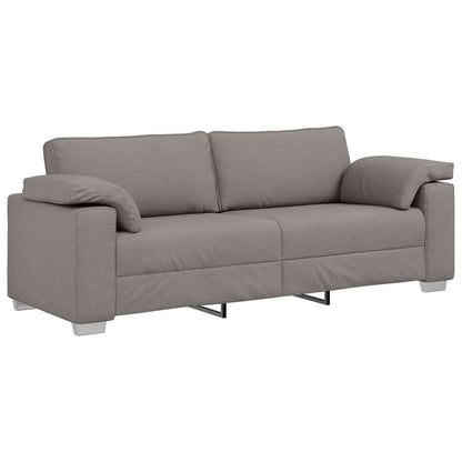 Sofá com almofada Cinzento-acastanhado 219 x 77 x 82 cm tecido