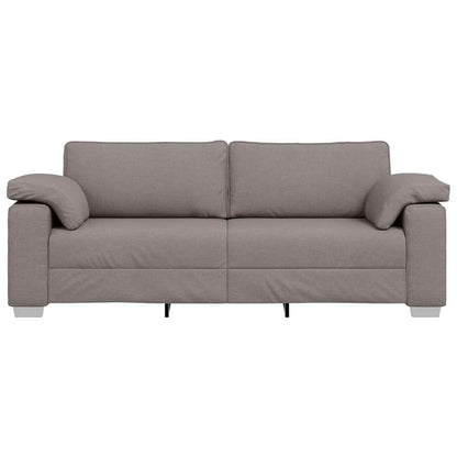 Sofá com almofada Cinzento-acastanhado 219 x 77 x 82 cm tecido