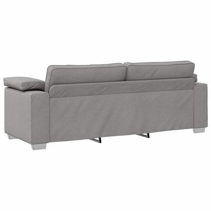 Sofá com almofada Cinza Nuvem 219 x 77 x 82 cm tecido