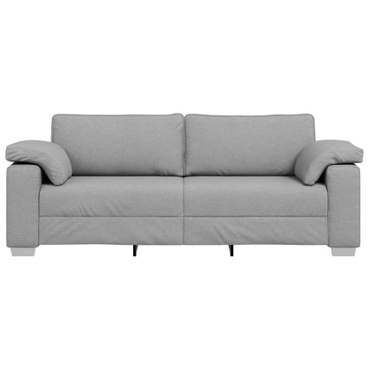 Sofá com almofada Cinza Nuvem 219 x 77 x 82 cm tecido