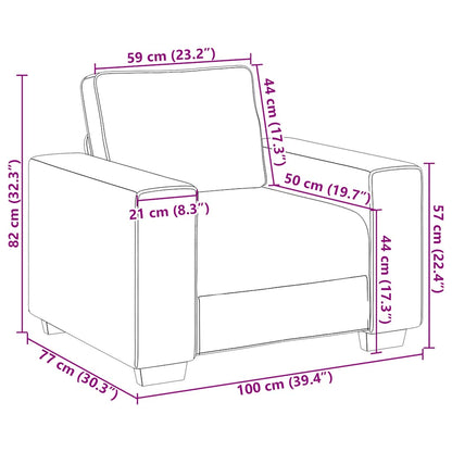 Poltrona veludo cinzento-claro