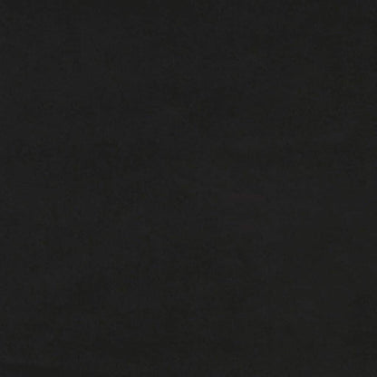 Sofá de 3 lugares 178 cm veludo preto