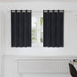 Cortinas com cortinas 2 pcs Preto 140 x 140 cm Veludo