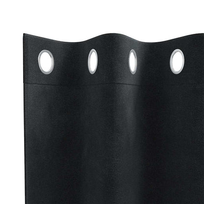 Cortinas com cortinas 2 pcs Preto 140 x 225 cm Veludo