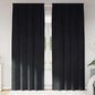 Cortinas com cortinas 2 pcs Preto 140 x 260 cm Veludo
