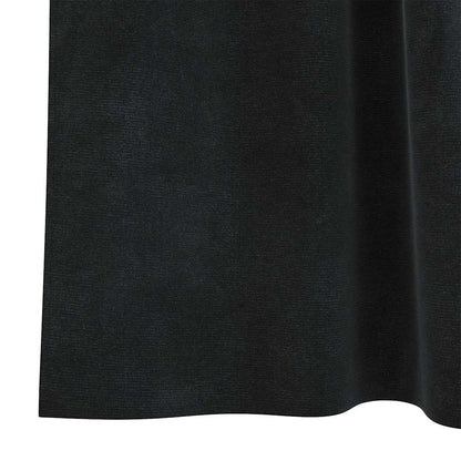 Cortinas com cortinas 2 pcs Preto 140 x 245 cm Veludo