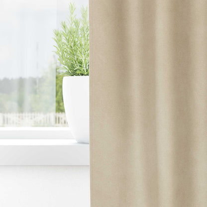 Cortinas opacas 2 pcs Creme 140 x 245 cm Veludo