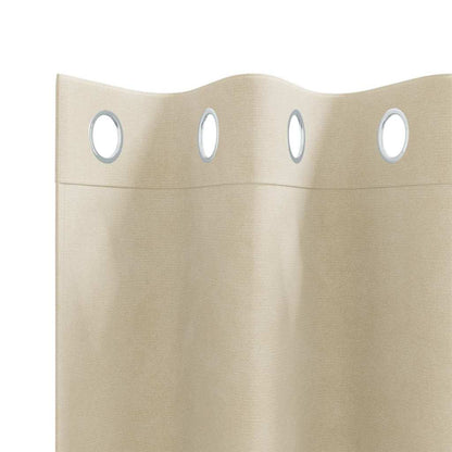 Cortinas com cortinas 2 pcs Creme 140 x 260 cm Veludo