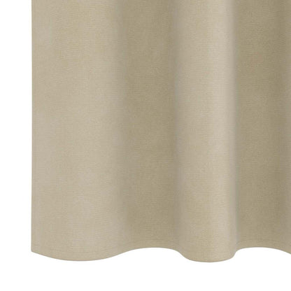 Cortinas com cortinas 2 pcs Creme 140 x 225 cm Veludo