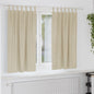 Cortinas com cortinas 2 pcs Creme 140 x 175 cm Veludo