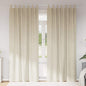 Cortinas com cortinas 2 pcs Creme 140 x 245 cm Veludo