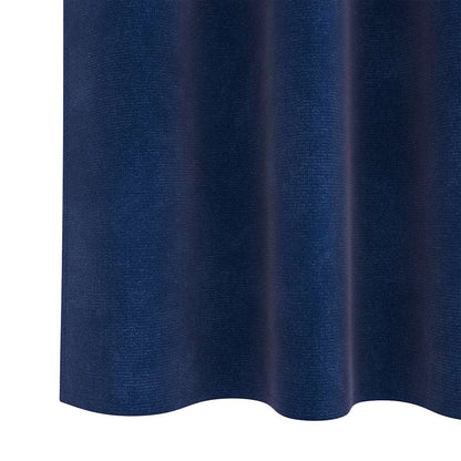 Cortinas com cortinas 2 pcs Azul escuro 140 x 245 cm Veludo